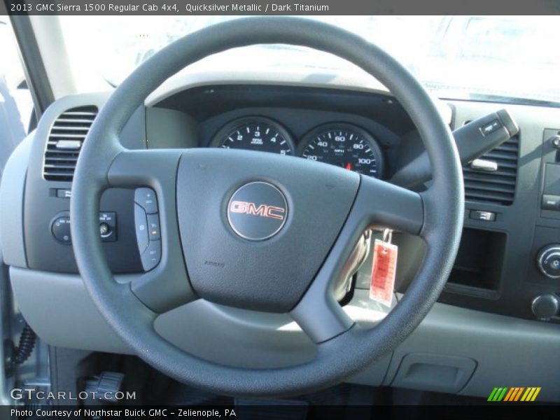 Quicksilver Metallic / Dark Titanium 2013 GMC Sierra 1500 Regular Cab 4x4
