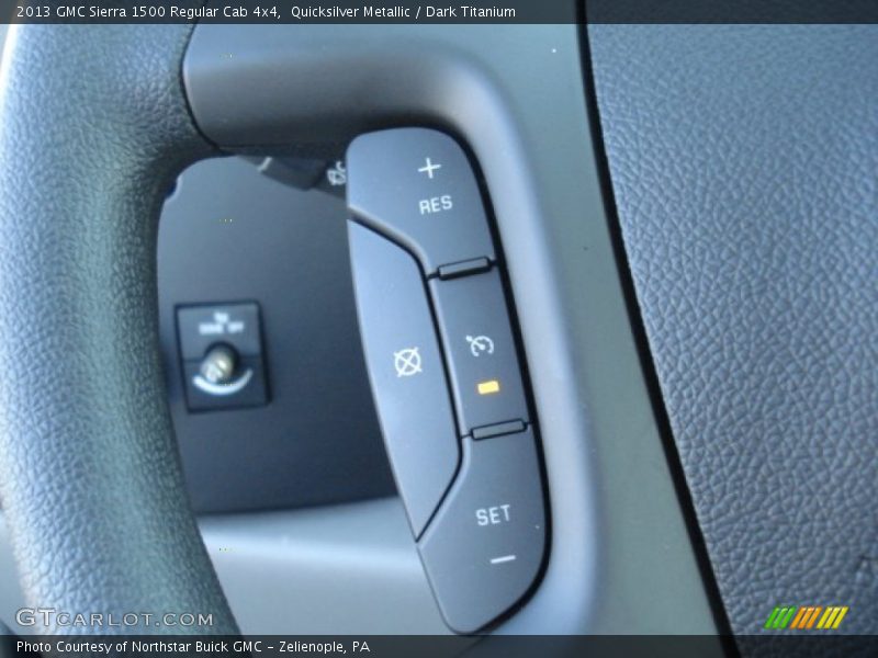 Quicksilver Metallic / Dark Titanium 2013 GMC Sierra 1500 Regular Cab 4x4
