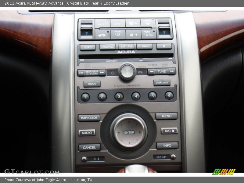 Crystal Black Pearl / Ebony Leather 2011 Acura RL SH-AWD Advance