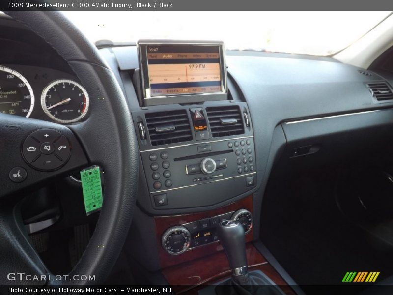 Black / Black 2008 Mercedes-Benz C 300 4Matic Luxury