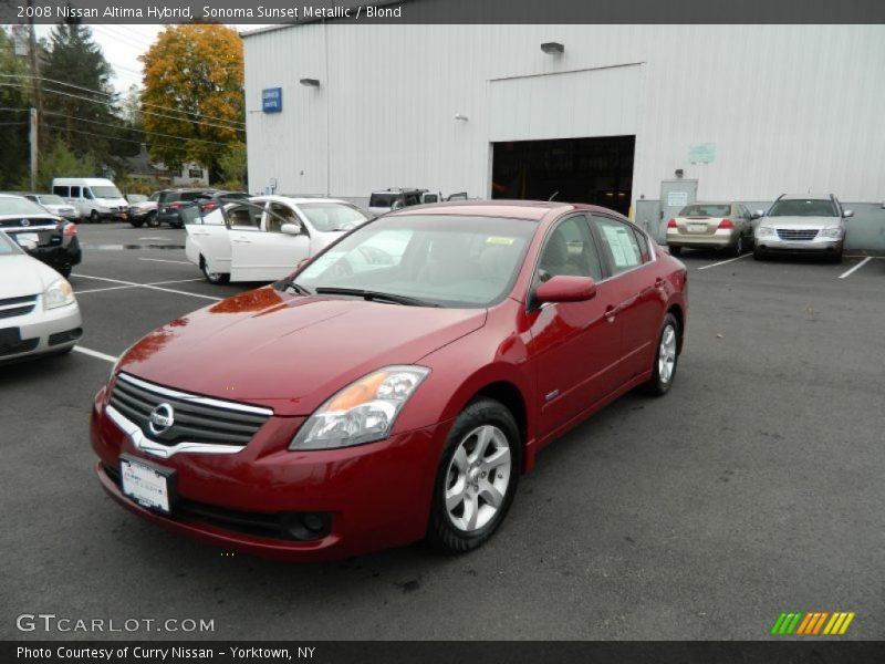 Sonoma Sunset Metallic / Blond 2008 Nissan Altima Hybrid