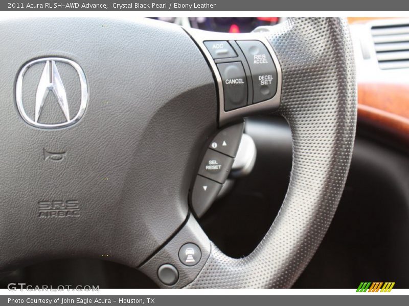 Crystal Black Pearl / Ebony Leather 2011 Acura RL SH-AWD Advance
