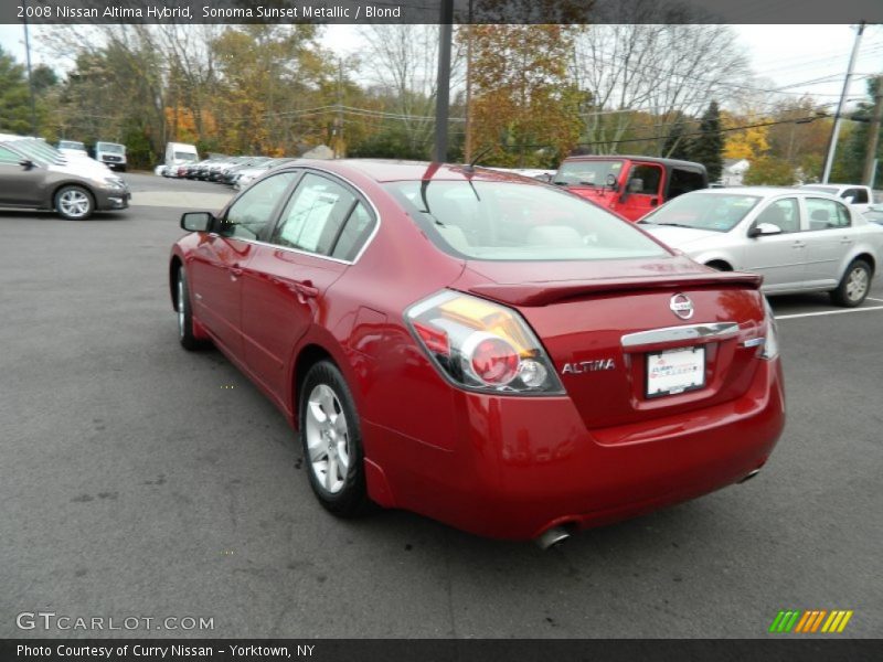 Sonoma Sunset Metallic / Blond 2008 Nissan Altima Hybrid