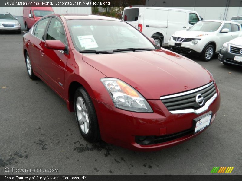 Sonoma Sunset Metallic / Blond 2008 Nissan Altima Hybrid