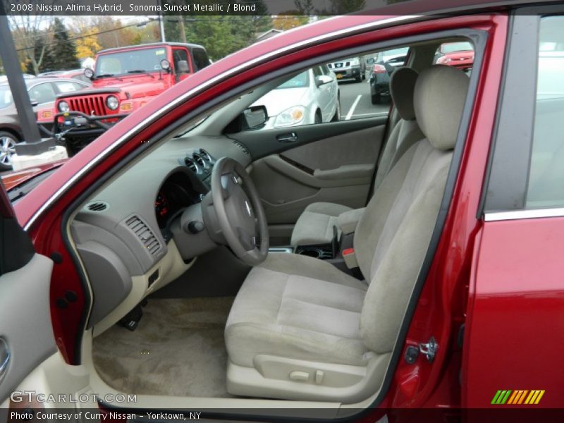Sonoma Sunset Metallic / Blond 2008 Nissan Altima Hybrid