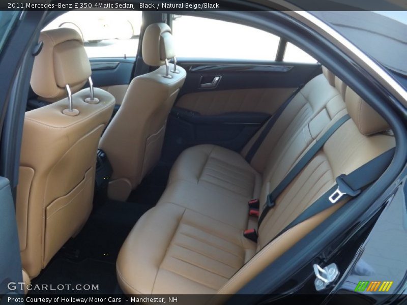 Black / Natural Beige/Black 2011 Mercedes-Benz E 350 4Matic Sedan