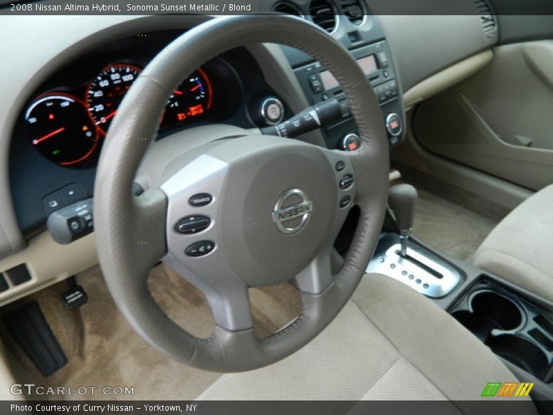 Sonoma Sunset Metallic / Blond 2008 Nissan Altima Hybrid