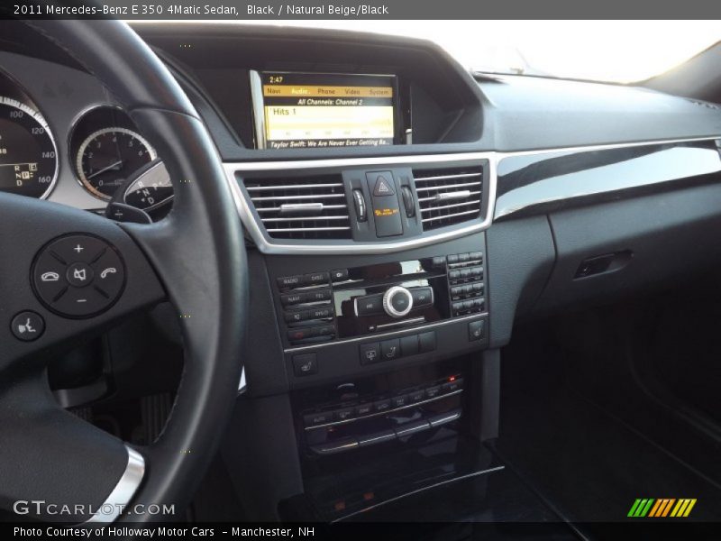 Black / Natural Beige/Black 2011 Mercedes-Benz E 350 4Matic Sedan