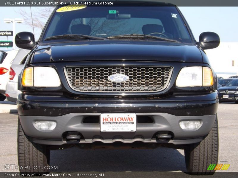 Black / Medium Graphite 2001 Ford F150 XLT SuperCab 4x4