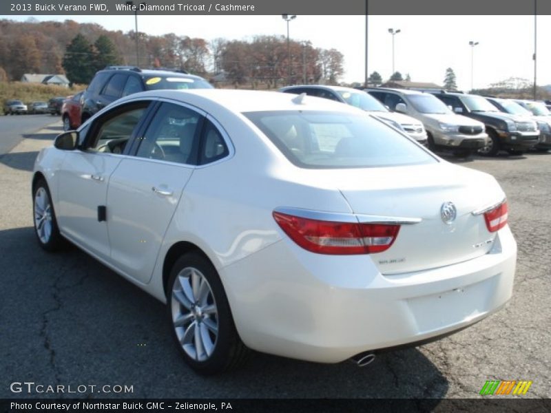 White Diamond Tricoat / Cashmere 2013 Buick Verano FWD