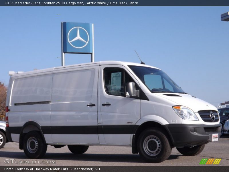 Arctic White / Lima Black Fabric 2012 Mercedes-Benz Sprinter 2500 Cargo Van