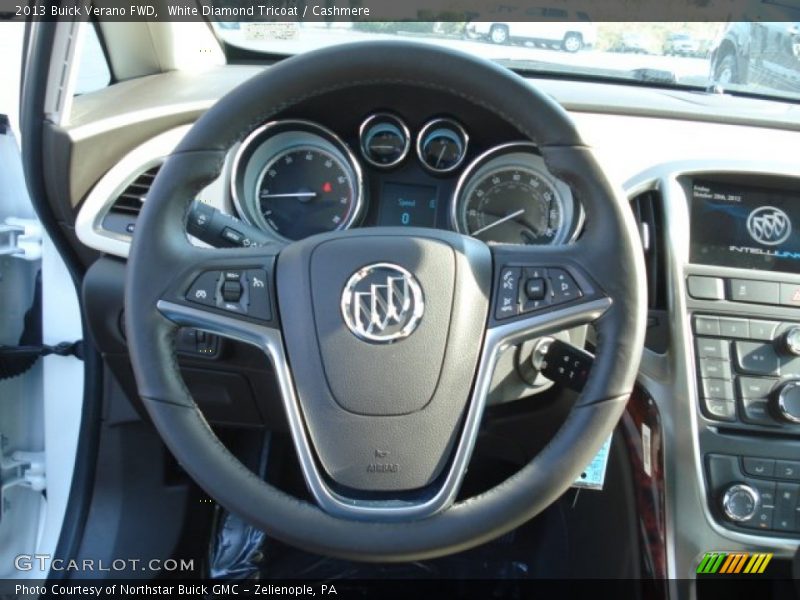 White Diamond Tricoat / Cashmere 2013 Buick Verano FWD