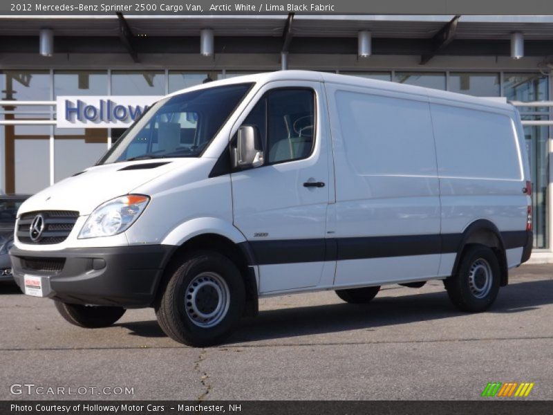 Arctic White / Lima Black Fabric 2012 Mercedes-Benz Sprinter 2500 Cargo Van