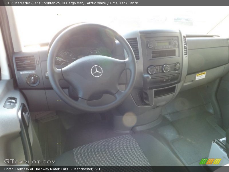 Arctic White / Lima Black Fabric 2012 Mercedes-Benz Sprinter 2500 Cargo Van