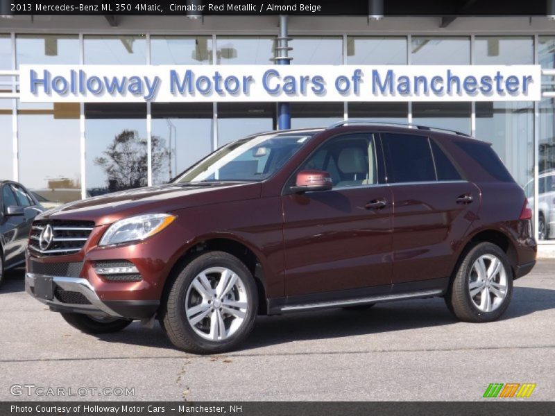 Cinnabar Red Metallic / Almond Beige 2013 Mercedes-Benz ML 350 4Matic