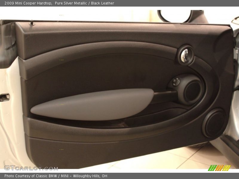 Pure Silver Metallic / Black Leather 2009 Mini Cooper Hardtop