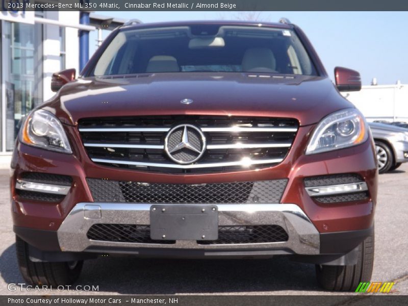 Cinnabar Red Metallic / Almond Beige 2013 Mercedes-Benz ML 350 4Matic