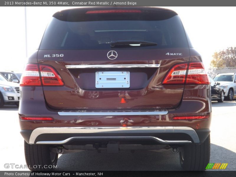 Cinnabar Red Metallic / Almond Beige 2013 Mercedes-Benz ML 350 4Matic