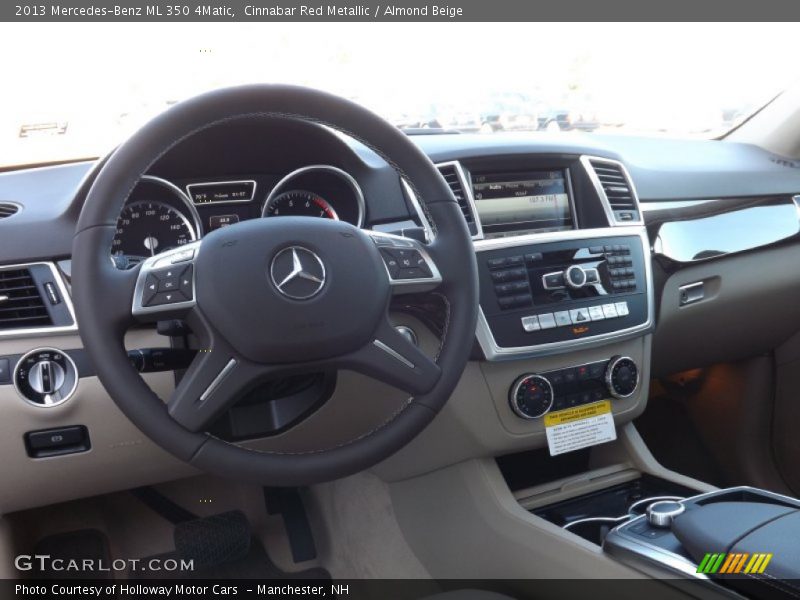 Cinnabar Red Metallic / Almond Beige 2013 Mercedes-Benz ML 350 4Matic