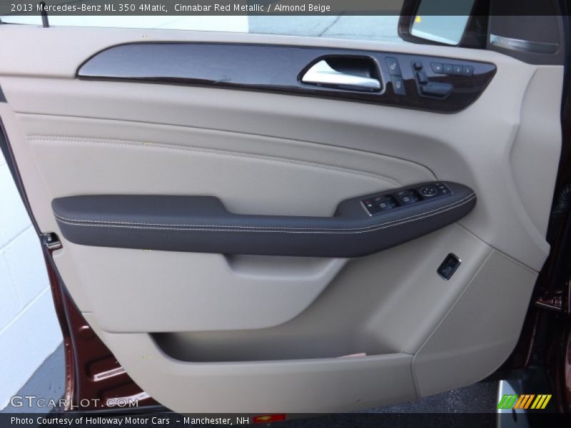 Cinnabar Red Metallic / Almond Beige 2013 Mercedes-Benz ML 350 4Matic