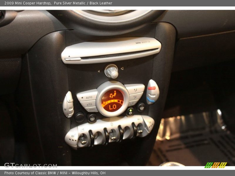 Pure Silver Metallic / Black Leather 2009 Mini Cooper Hardtop