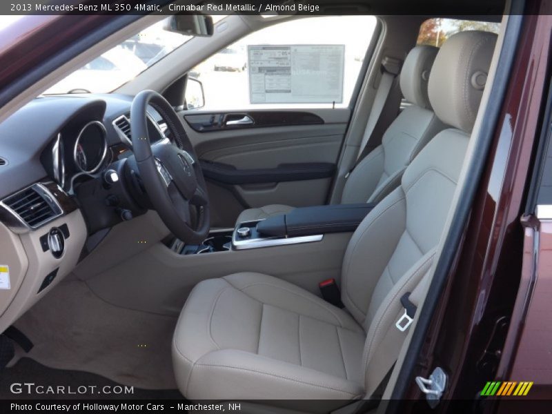Cinnabar Red Metallic / Almond Beige 2013 Mercedes-Benz ML 350 4Matic