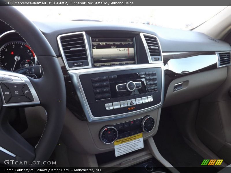 Cinnabar Red Metallic / Almond Beige 2013 Mercedes-Benz ML 350 4Matic