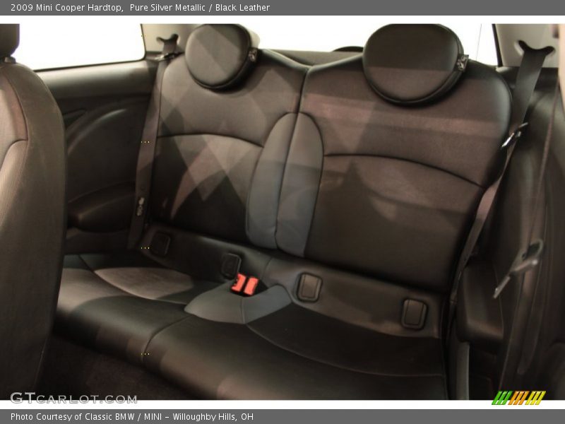 Pure Silver Metallic / Black Leather 2009 Mini Cooper Hardtop