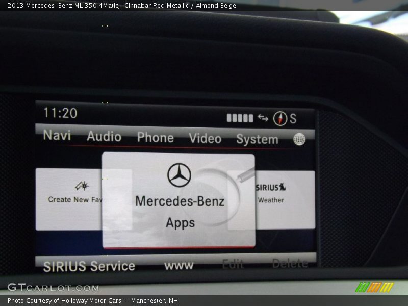 Cinnabar Red Metallic / Almond Beige 2013 Mercedes-Benz ML 350 4Matic