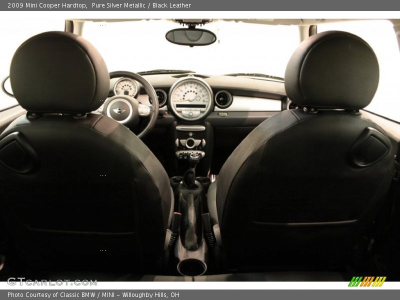 Pure Silver Metallic / Black Leather 2009 Mini Cooper Hardtop