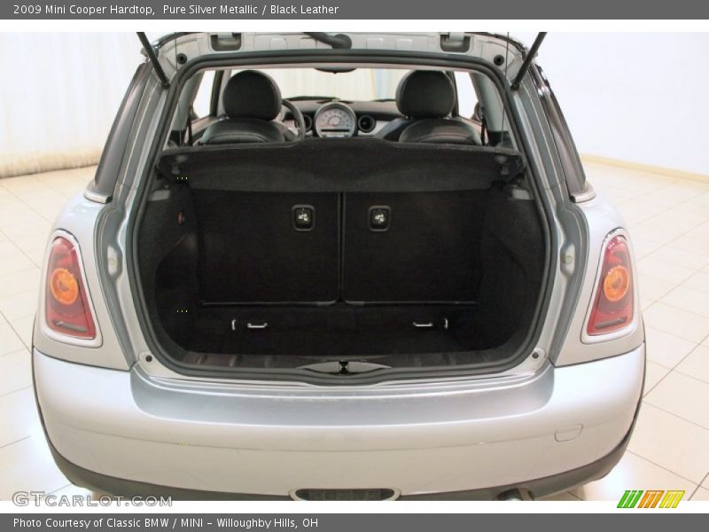 Pure Silver Metallic / Black Leather 2009 Mini Cooper Hardtop
