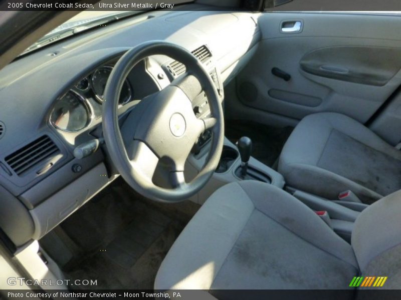 Ultra Silver Metallic / Gray 2005 Chevrolet Cobalt Sedan