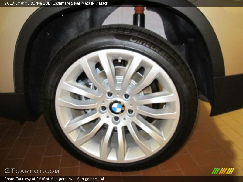 Cashmere Silver Metallic / Black 2013 BMW X1 sDrive 28i