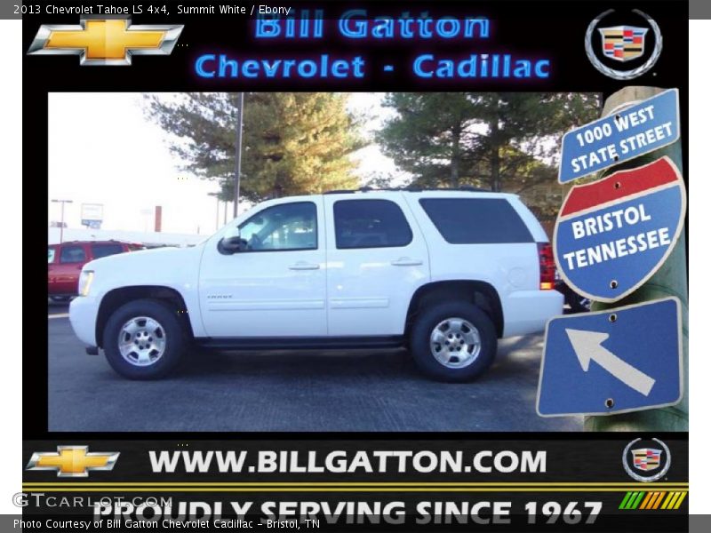 Summit White / Ebony 2013 Chevrolet Tahoe LS 4x4