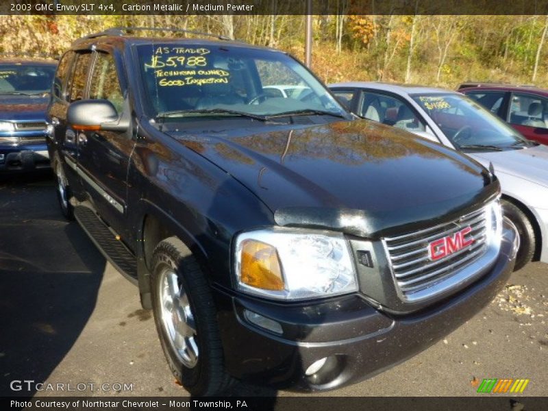 Carbon Metallic / Medium Pewter 2003 GMC Envoy SLT 4x4