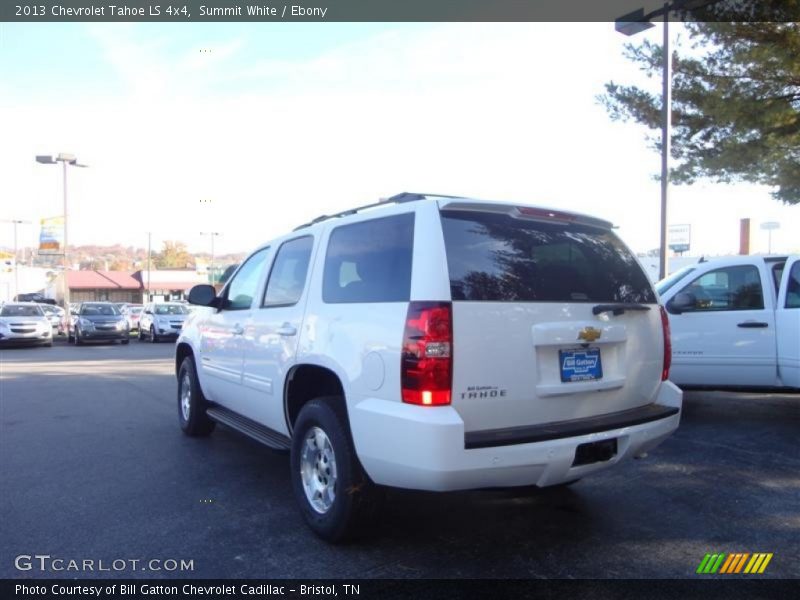 Summit White / Ebony 2013 Chevrolet Tahoe LS 4x4
