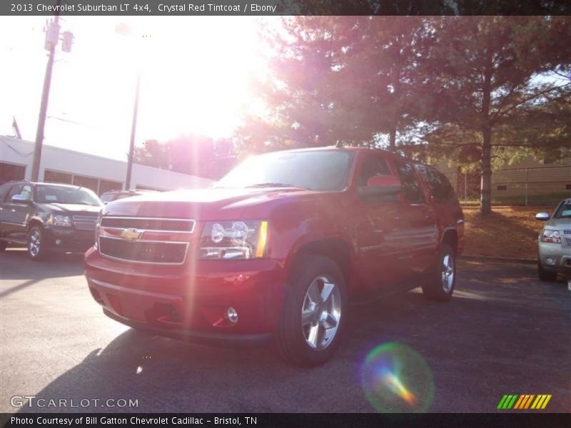Crystal Red Tintcoat / Ebony 2013 Chevrolet Suburban LT 4x4