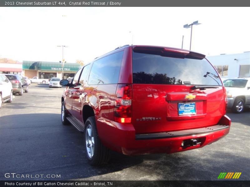Crystal Red Tintcoat / Ebony 2013 Chevrolet Suburban LT 4x4