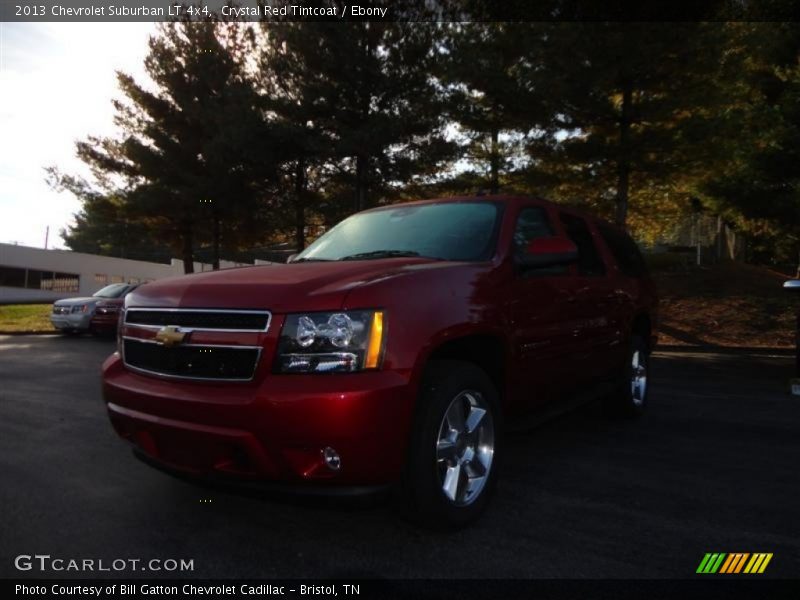 Crystal Red Tintcoat / Ebony 2013 Chevrolet Suburban LT 4x4
