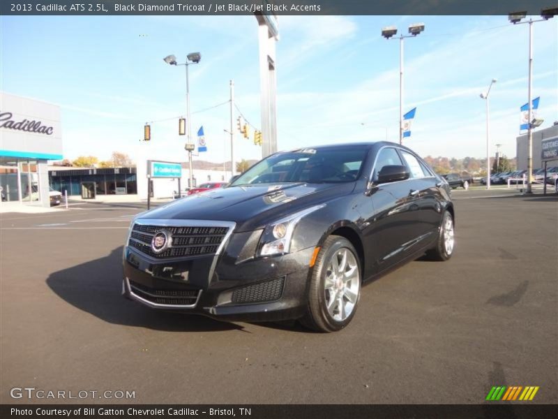 Black Diamond Tricoat / Jet Black/Jet Black Accents 2013 Cadillac ATS 2.5L