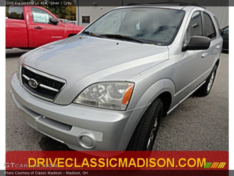 Silver / Gray 2006 Kia Sorento LX 4x4