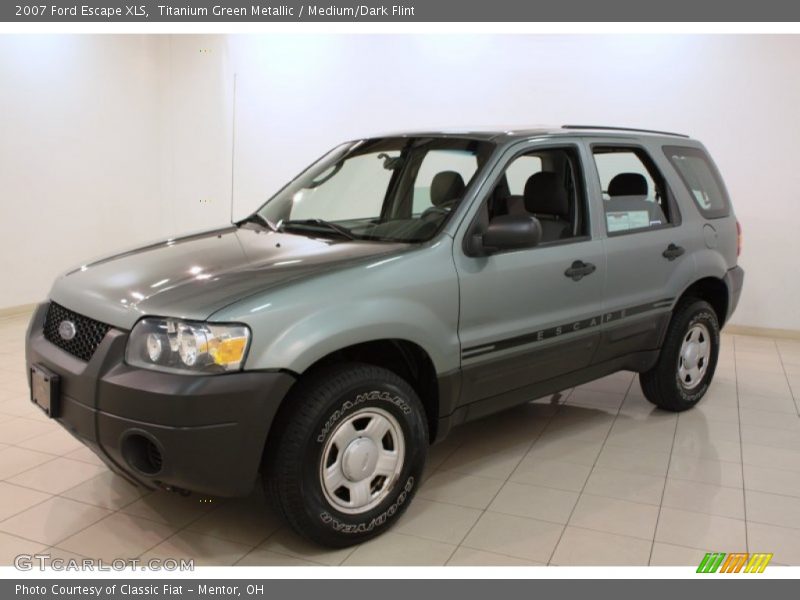 Titanium Green Metallic / Medium/Dark Flint 2007 Ford Escape XLS