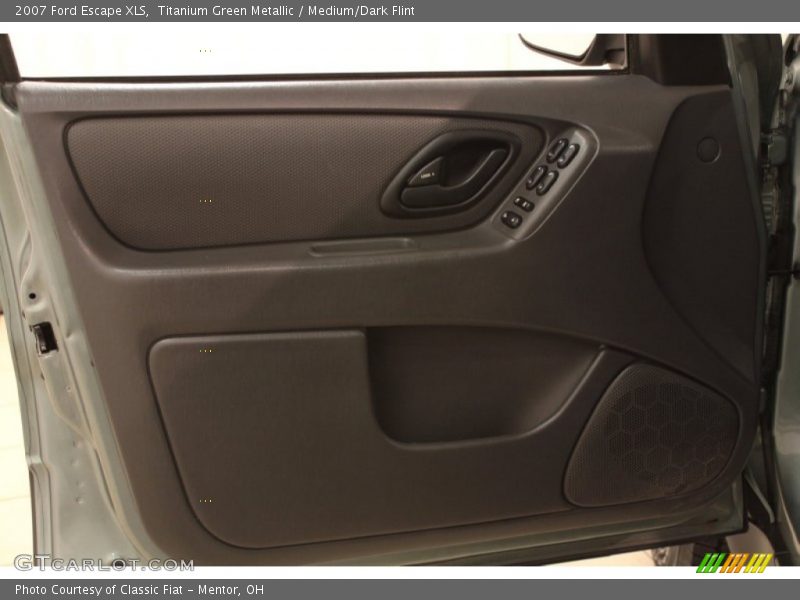 Titanium Green Metallic / Medium/Dark Flint 2007 Ford Escape XLS