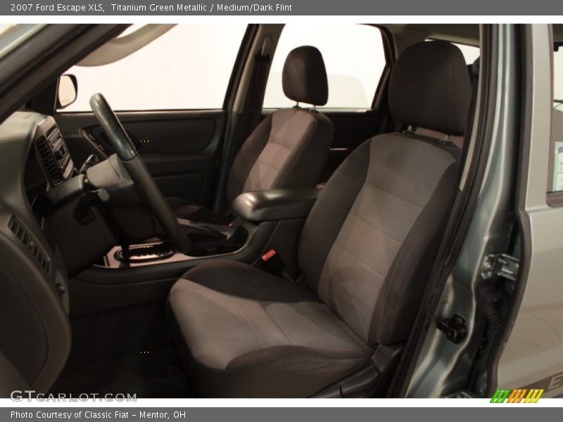 Titanium Green Metallic / Medium/Dark Flint 2007 Ford Escape XLS