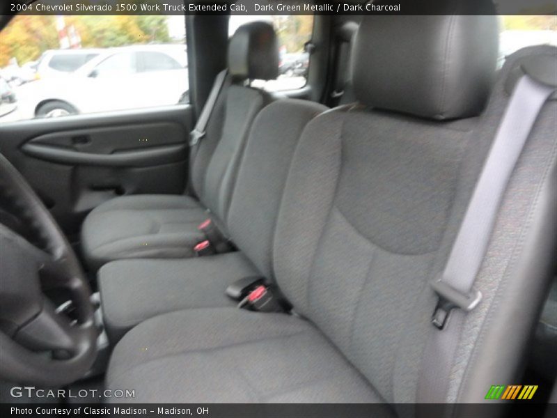 Dark Green Metallic / Dark Charcoal 2004 Chevrolet Silverado 1500 Work Truck Extended Cab