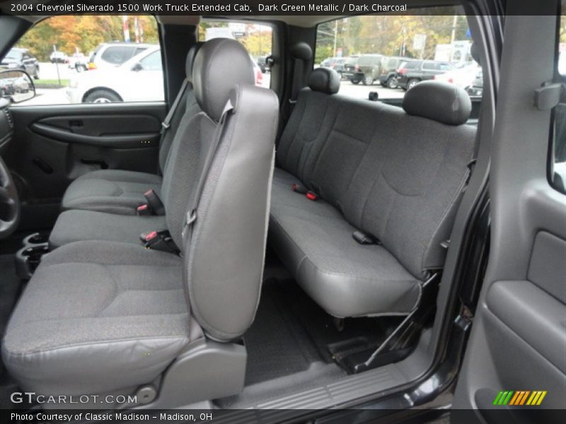 Dark Green Metallic / Dark Charcoal 2004 Chevrolet Silverado 1500 Work Truck Extended Cab