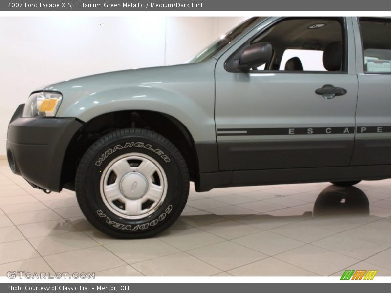 Titanium Green Metallic / Medium/Dark Flint 2007 Ford Escape XLS