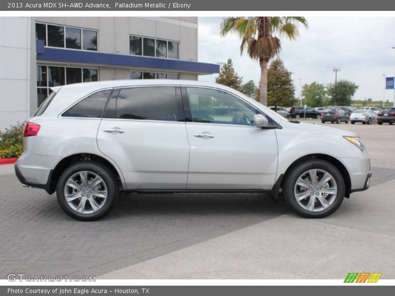 Palladium Metallic / Ebony 2013 Acura MDX SH-AWD Advance