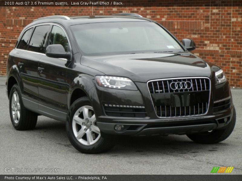 Lava Gray Pearl Effect / Black 2010 Audi Q7 3.6 Premium quattro
