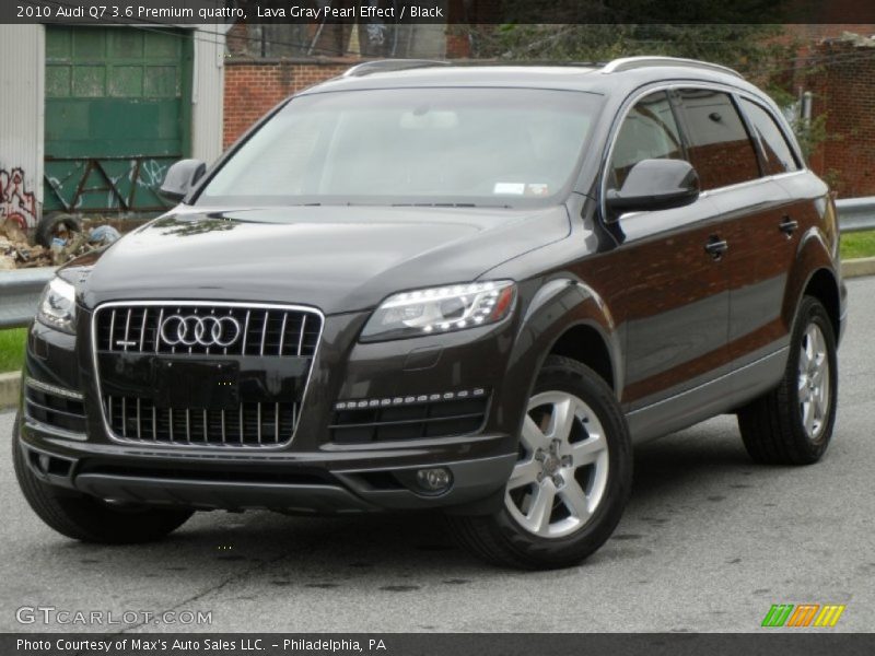 Lava Gray Pearl Effect / Black 2010 Audi Q7 3.6 Premium quattro
